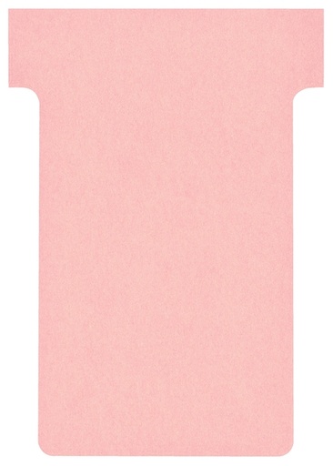 [950868] T-kaart Nobo nr.2 48mm roze 100 stuks