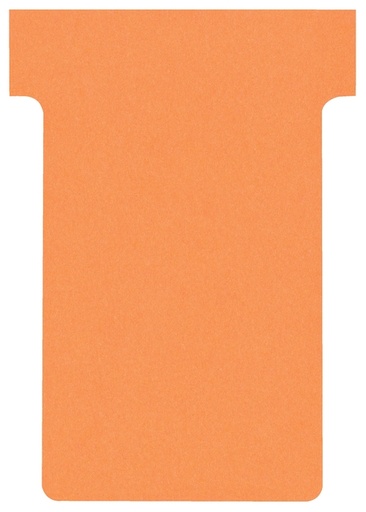 [950869] T-kaart Nobo nr.2 48mm oranje 100 stuks