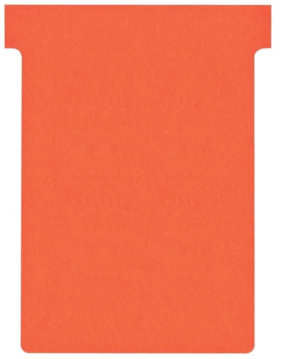 [950873] T-kaart Nobo nr.3 80mm rood 100 stuks