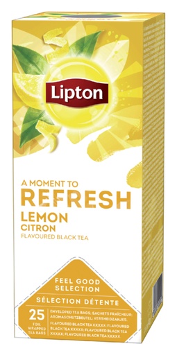 [890028] Thé Lipton Refresh Citron 25x 1,5g