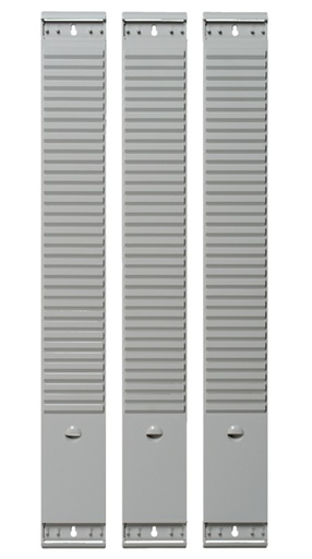 [950748] Elément planning Djois Format 3 77mm 50 encoches gris 3 pièces