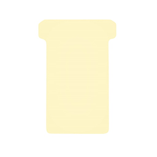 [950807] Fiche-T pour planning Djois Format 2 48mm beige 100 pièces