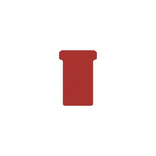 [950822] T-kaart Djois formaat 2 48mm rood 100 stuks