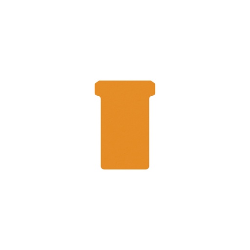 [950826] Fiche-T pour planning Djois Format 2 48mm orange 100 pièces