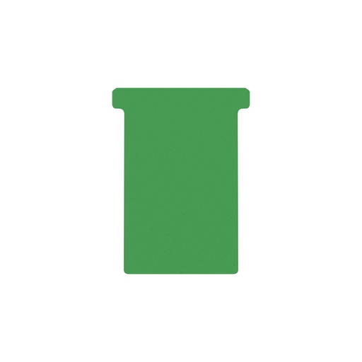 [950834] Fiche-T pour planning Djois Format 3 77mm vert 100 pièces