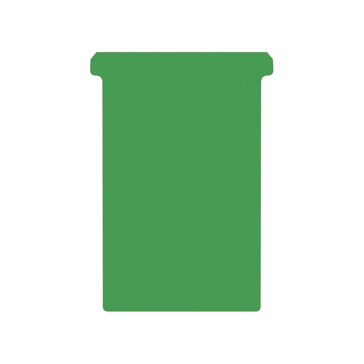 [949132] Fiche-T pour planning Djois Format 4 107mm vert 100 pièces