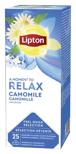 [890018] Thé Lipton Relax Camomille 25x 1,5g