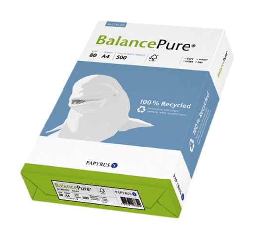 [129400] Papier copieur Balance Pure A4 80g blanc 500 feuilles