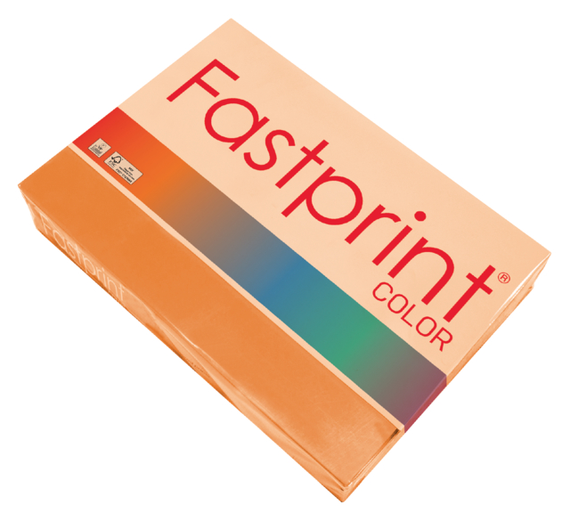 Papier copieur Fastprint A4 80g orange 500 feuilles