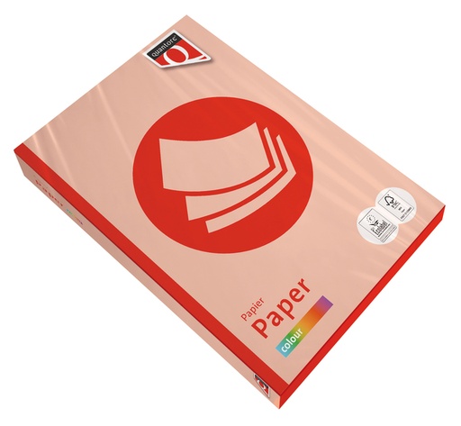 [129273] Papier copieur Quantore Colour A4 80g saumon 500 feuilles
