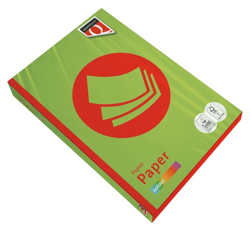[746044] Papier copieur Quantore Colour A4 120g vert vif 250 feuilles