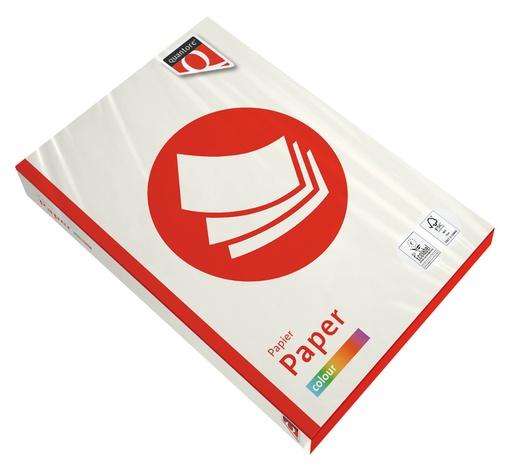 [746200] Kopieerpapier Quantore Colour A4 160gr roomwit 250 vel