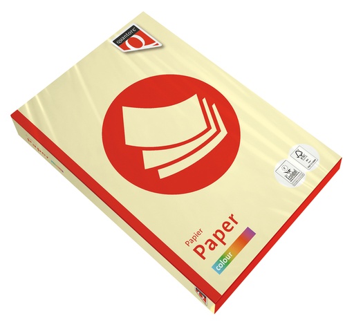 [746035] Papier copieur Quantore Colour A4 160g jaune canari 250 feuilles