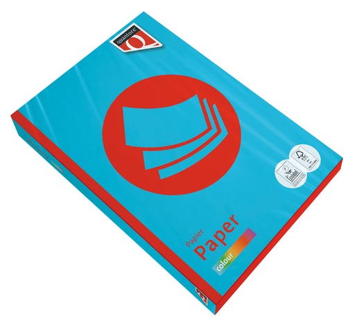 [746023] Kopieerpapier Quantore Colour A4 160gr azuurblauw 250 vel