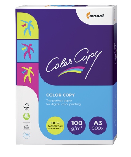 [129883] Papier laser Color Copy A3 100g blanc 500 feuilles