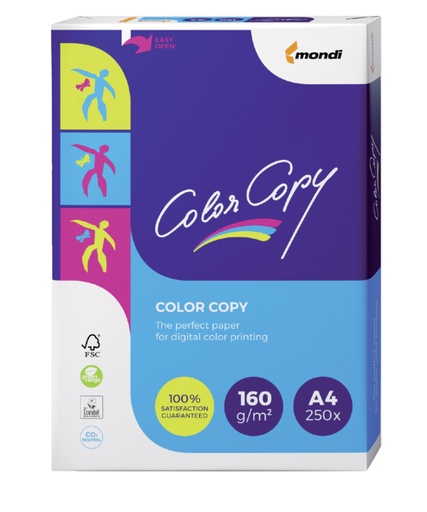 [129886] Papier laser Color Copy A4 160g blanc 250 feuilles
