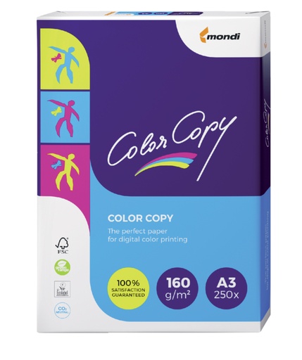 [129887] Papier laser Color Copy A3 160g blanc 250 feuilles