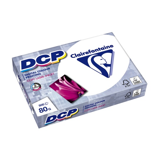[130011] Papier laser Clairefontaine DCP A4 80g blanc 500 feuilles