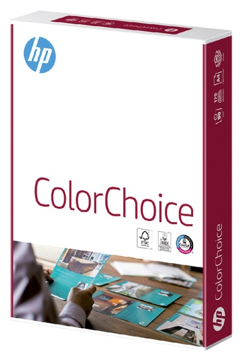 [102760] Papier laser couleur HP Color Choice A4 100g blanc 500 feuilles