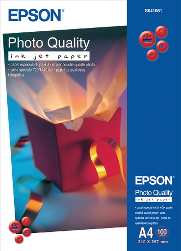 [129505] Inkjetpapier Epson S041061 A4 mat 102gr 100vel 100 vel