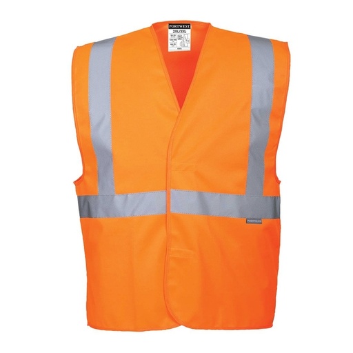[890843] Gilet de sécurité Portwest Hi-Vis orange fluo
