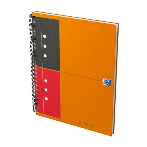 [011384] Cahier à spirale Oxford Notebook International A5+ ligné