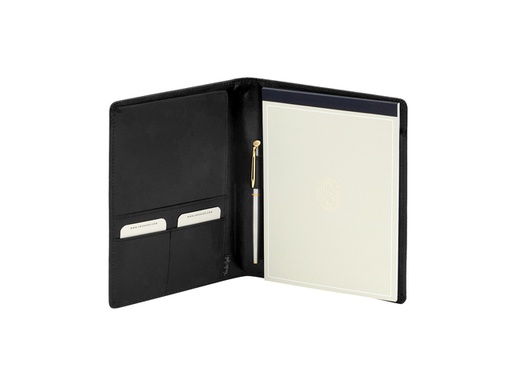 [513075] Conférencier Van der Spek 353 A5 cuir buffle noir