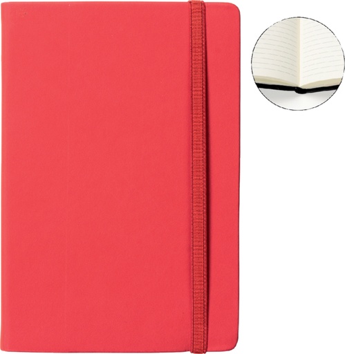 [011456] Carnet de notes Quantore A5 ligné 192 pages 80g rouge