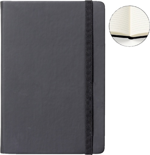 [011442] Carnet de notes Quantore A5 ligné 192 pages 80g noir