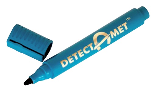 [630971] Viltstift detectie Detectamet whiteboard rond blauw