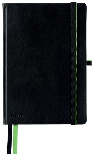 [510236] Cahier Leitz Complete A5 ligné 160 pages 100g noir
