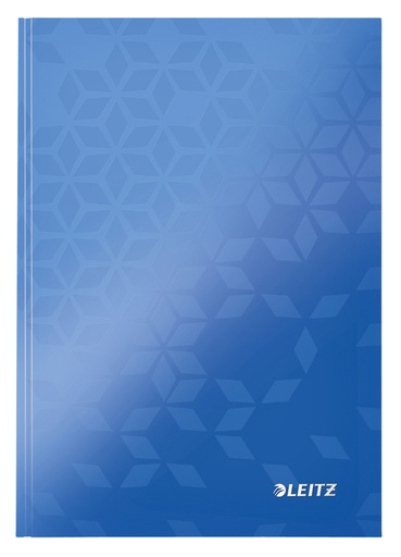 [510285] Cahier Leitz WOW A5 ligné 160 pages 90g bleu