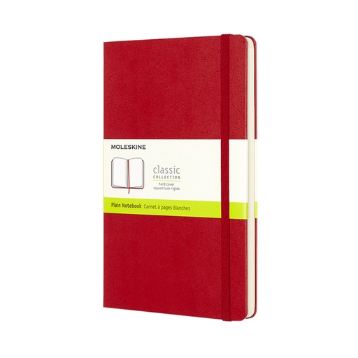 [011519] Carnet de notes Moleskine Large 130x210mm uni rigide rouge