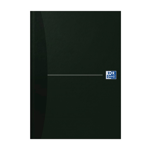 [040194] Cahier Oxford Office Essentials A4 96 feuilles ligné noir