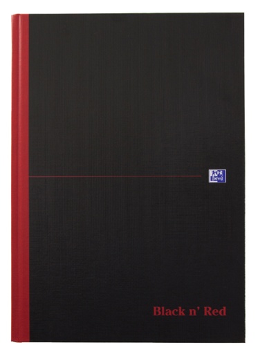 [011408] Cahier Oxford Black n’ Red A4 96 feuilles ligné