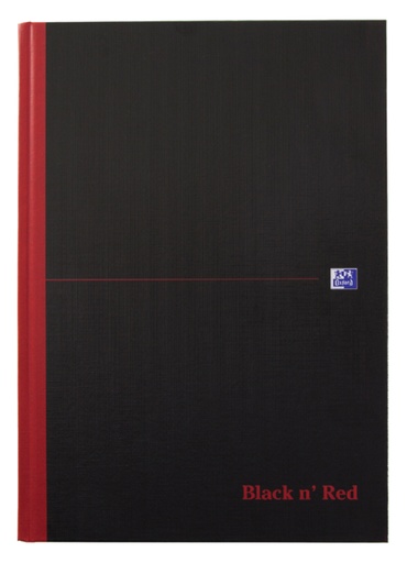 [011409] Cahier de notes Oxford Black n’ Red A4 96 feuilles carreau 5mm