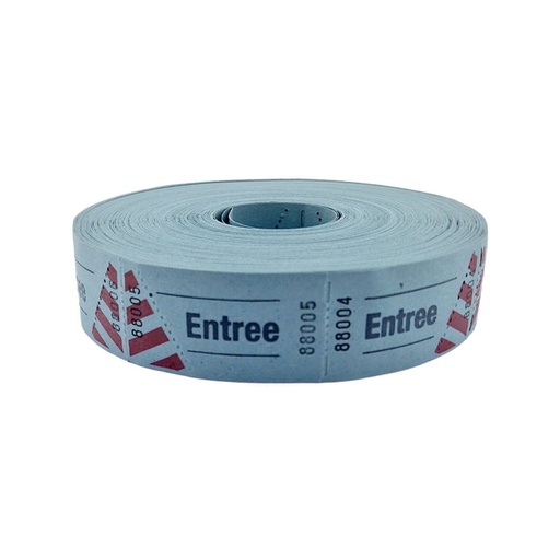 [062495] Ticket entrée CombiCraft numéro 1-1000 bleu 1000 pièces