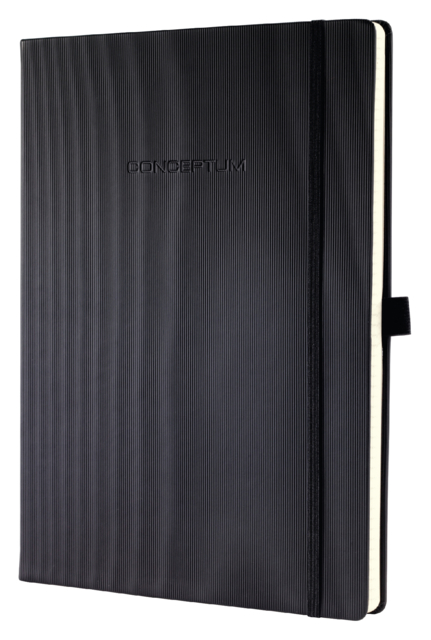 Carnet de notes Sigel Conceptum Pure A4 ligné noir