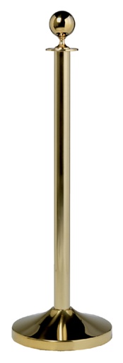[891028] Poteau Securit 100cm avec socle doré